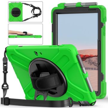 Shockproof Silicone PC Case for Microsoft Surface Go 4/3/2/1 - Green - 1