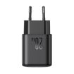 JOYROOM JR-TCF20 PD20W USB-C Charger, EU Plug, Black - 2