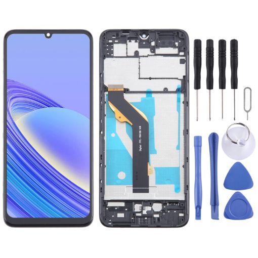 TCL 40 SE OEM LCD Screen Digitizer Assembly with Frame Replacement - 1
