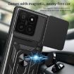 Xiaomi 14T 5G Gold Phone Case with Sliding Camera Cover TPU Hybrid PC - 6