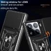 Xiaomi 15 Pro Black TPU Hybrid PC Case with Sliding Camera Cover - 5