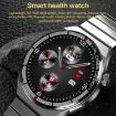 Red 1.3" Silicone Band Smart Watch IP68 Waterproof with Bluetooth Call - 3