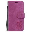 Redmi A5 4G Little Tiger Embossed Leather Case - Rose Red - 3