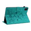 itel Pad One 10.1 Green Lily Embossed Leather Tablet Case - 5