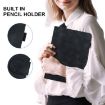 itel Pad One 10.1 Lily Embossed Leather Tablet Case - Black - 7