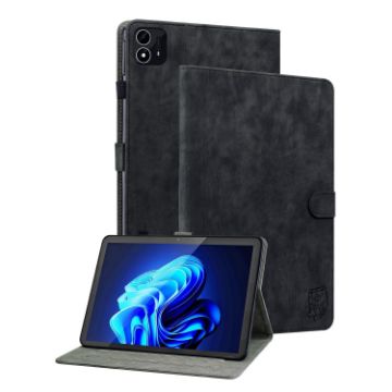 itel Pad One 10.1 Tiger Pattern Flip Leather Tablet Case - Black - 1