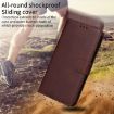 Redmi Turbo 4 Pro/Poco F7 Calf Texture Flip Leather Case Brown - 7