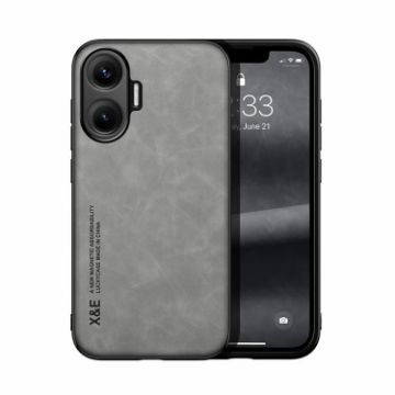 Redmi Turbo 4 Pro Magnetic Leather Phone Case - Light Grey Skin Feel - 1