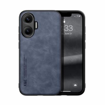 Redmi Turbo 4 Pro Blue Magnetic Leather Back Case - Skin Feel - 1