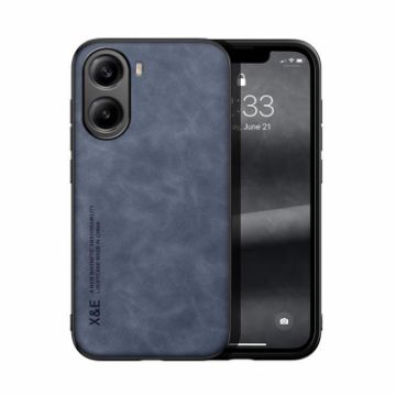 Redmi Turbo 4/Poco X7 Pro Blue Magnetic Leather Phone Case Skin Feel - 1