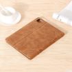 Retro Book Style Leather Tablet Case for iPad Pro 13 2024 - Brown - 3