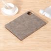 Retro Book Style Leather Tablet Case for iPad Pro 13 2024 - Grey - 3