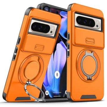 Google Pixel 10 Pro XL Orange Camshield Ring Holder Case - 1