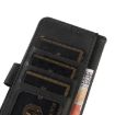 Samsung Galaxy XCover7 Pro Black Cow Texture Flip Leather Case - 6