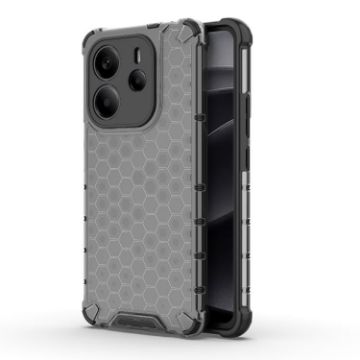 Redmi Note 14 4G Honeycomb Shockproof Phone Case Black 163.25mm - 1