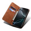 Samsung Galaxy A07 4G Brown Denim Texture Flip Leather Case - 5