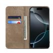 Samsung Galaxy A17 5G Khaki Denim Texture Flip Leather Case - 4