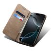 Samsung Galaxy A17 5G Khaki Denim Texture Flip Leather Case - 5