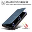 Samsung Galaxy A07 4G Blue Leather Phone Case - Oil Wax Crazy Horse Texture - 7