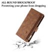 Samsung Galaxy A17 5G ESEBLE Retro Frosted RFID Leather Case Brown - 6