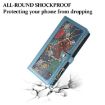 Samsung Galaxy A07 4G Star Series Lanyard Wallet RFID Case Blue - 4