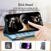 Samsung Galaxy A07 4G Star Series Lanyard Wallet RFID Case Blue - 8