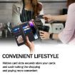 Samsung Galaxy A07 4G Star Series Lanyard Wallet RFID Case Black - 6