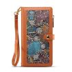 Samsung Galaxy A17 5G ESEBLE Star Lanyard Wallet RFID Leather Case Brown - 2