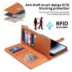Samsung Galaxy A17 5G ESEBLE Star Lanyard Wallet RFID Leather Case Brown - 7