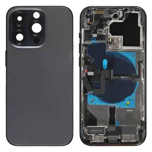 iPhone 14 Pro Battery Back Cover Assembly - China Version (Black) - 1