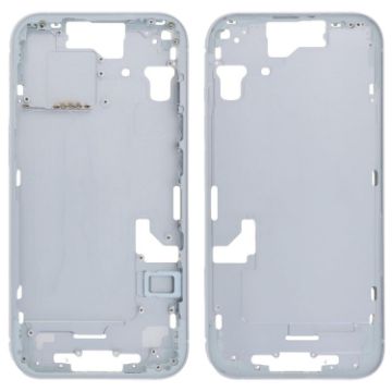 iPhone 15 Middle Frame Bezel + Side Keys & Card Tray, China Version Blue - 1