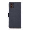 Samsung Galaxy XCover7 Pro Blue Leather RFID Phone Case by KHAZNEH - 3