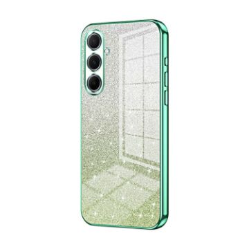Samsung Galaxy A56 Green Gradient Glitter Electroplated Phone Case - 1