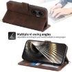 Redmi Turbo 4 Pro/Poco F7 Embossed Flowers Wallet Leather Case Brown - 4