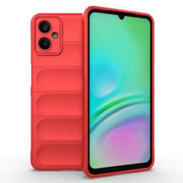 Samsung Galaxy A06 5G Red Magic Shield TPU Flannel Phone Case - 1