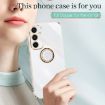 Samsung Galaxy A35 5G XINLI 6D Electroplate TPU Case with Ring Holder Pink - 2