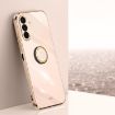 Samsung Galaxy A26 5G XINLI 6D Electroplate TPU Case with Ring Holder - 1