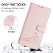 Xiaomi Civi 5 Pro 5G Pink Cat Rat Embossed RFID Leather Case with Lanyard - 4