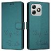 Ulefone Note 18 Ultra 5G Peacock Green RFID Leather Phone Case - 3