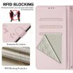 Xiaomi 14 Ultra Pink RFID Leather Phone Case - Smile Embossing - 7