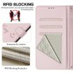 Xiaomi 15S Pro 5G Pink Smile Embossing RFID Leather Phone Case - 6