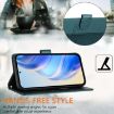 Xiaomi 15S Pro 5G Peacock Green RFID Leather Phone Case - Smile Embossing - 4