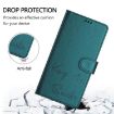 Xiaomi 15S Pro 5G Peacock Green RFID Leather Phone Case - Smile Embossing - 5