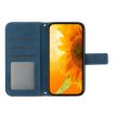 Redmi Note 14 Pro+ 5G Sun Flower Embossed Flip Leather Case Blue - 3