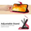 Redmi Note 14 4G EU Sunflower Embossed Flip Leather Case Rose Red - 6