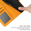 Redmi Note 14 4G EU Sunflower Embossed Flip Leather Case Yellow - 7
