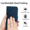 Redmi A5/Poco C71 Sunflower Embossed Flip Leather Case Inky Blue - 4