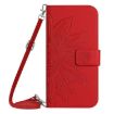 Redmi A5/Poco C71 Sunflower Embossed Flip Leather Case with Lanyard - 2