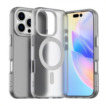 iPhone 16 Pro Candy Magsafe PC Hybrid TPU Case - White - 1
