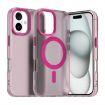 iPhone 16 Candy Magsafe PC Hybrid TPU Case - Red - 1